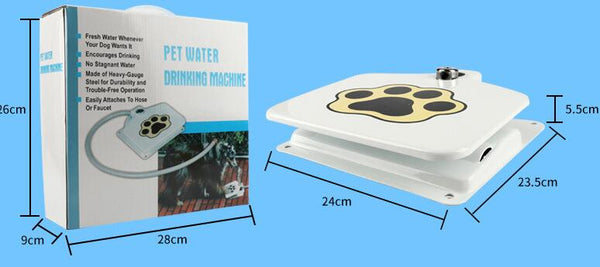 Outdoor Step-On Dog Water Fountain