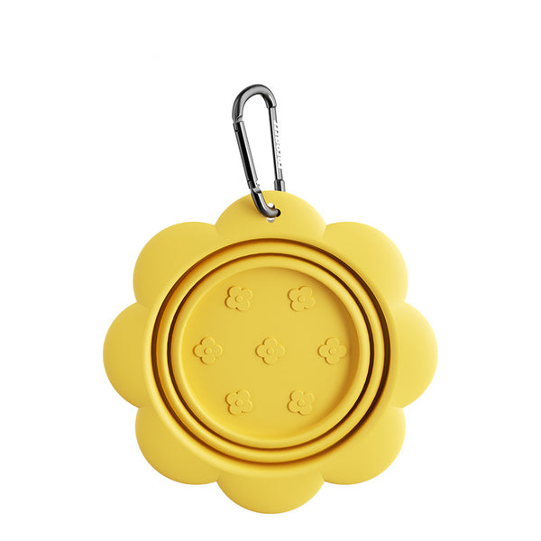 Collapsible Silicone Pet Travel Bowl
