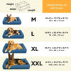 Pet bed side view